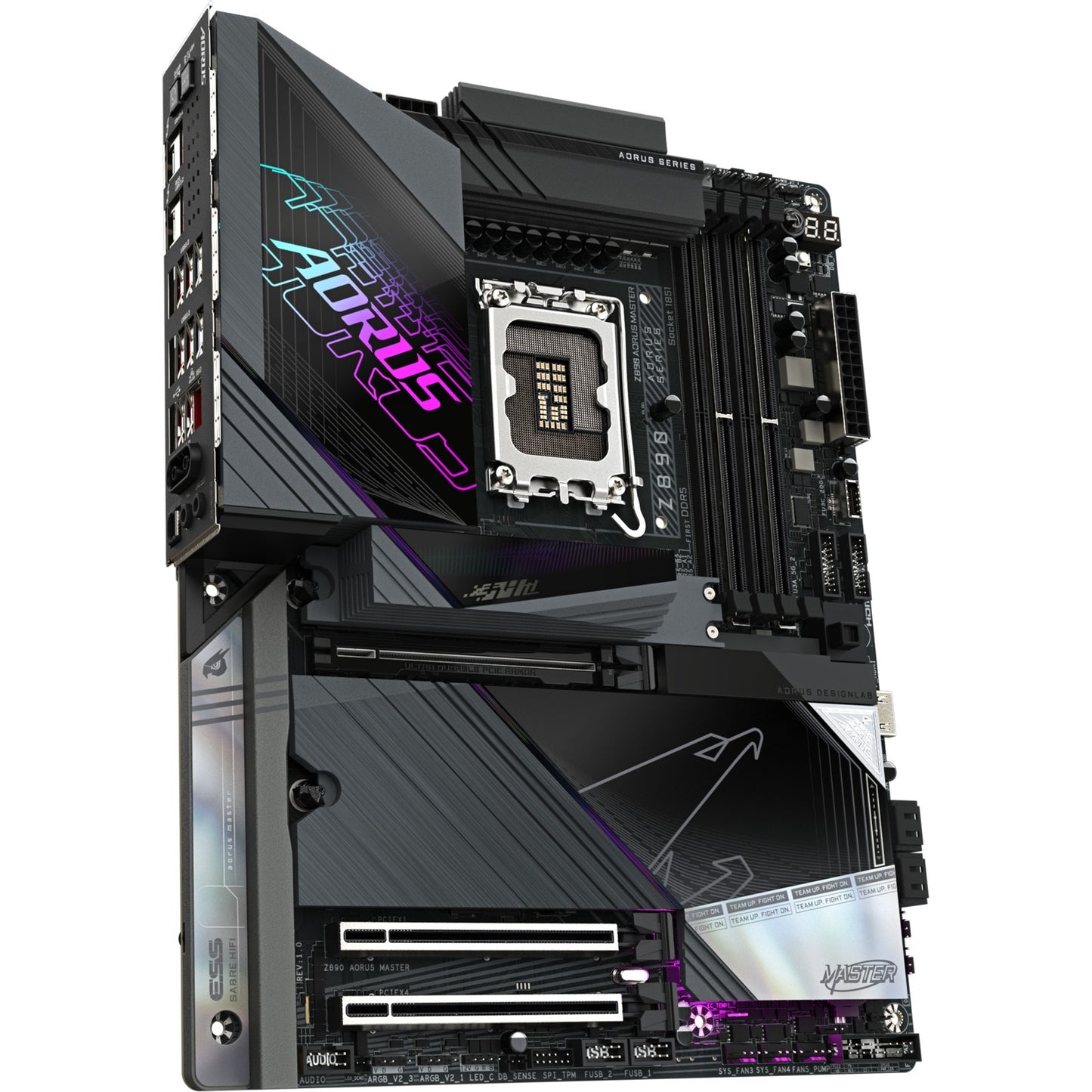 Placa base Gigabyte Z890 AORUS Master Socket 1851 (RAID, 10GB-LAN, Wi-Fi 7, BT, Sonido, ATX)