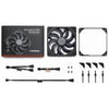 Ventola per case Noctua nf-a14x25 g2 pwm chromax.black (nera, 140 x 140 x 25 mm)