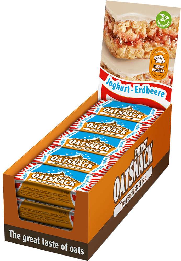 Scatola di barrette energetiche Oatsnack da 15 s