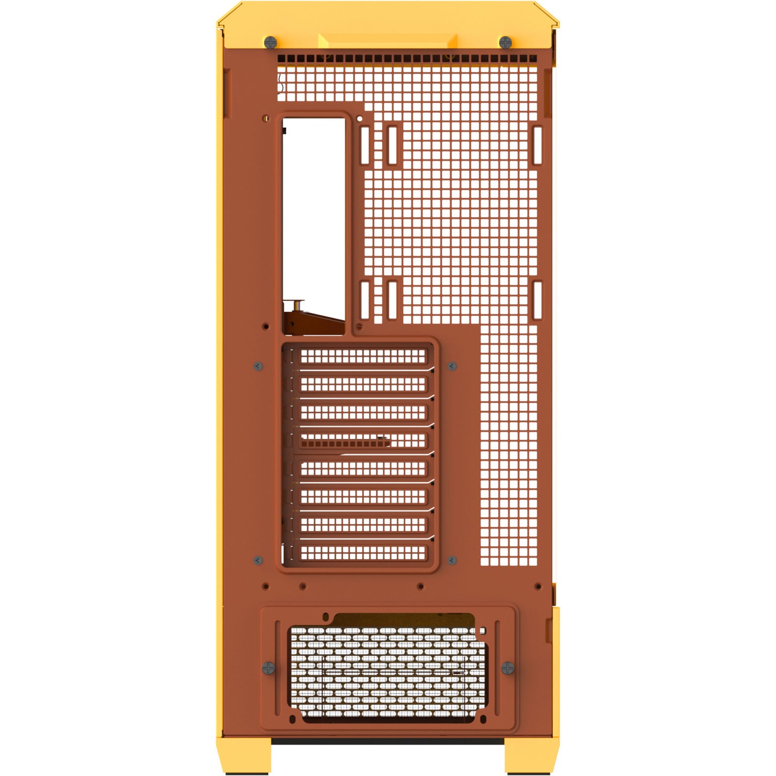Thermaltake view 600 tg carcasa de torre grande de caramelo de mantequilla (amarillo | 2x USB-A | 1x USB-C | vidrio templado)