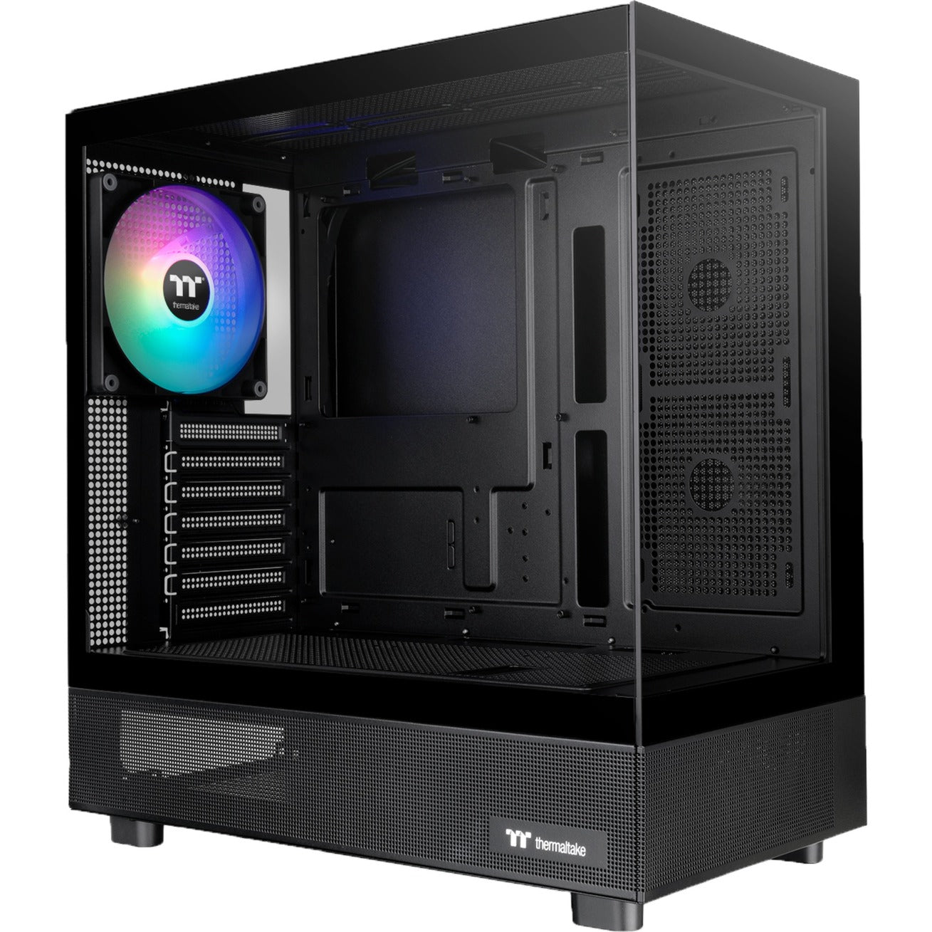Carcasa de torre midi Thermaltake view 270 tg argb (negro | 2x usb-a | 1x usb-c | rgb | vidrio templado)