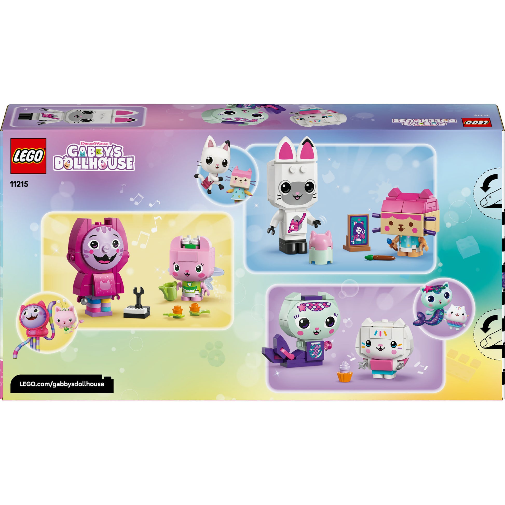 Lego Gabby's Dollhouse 11215 Gli amici gatti costruibili di Gabby