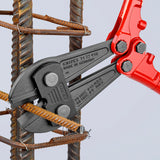 Knipex boutensnijder 71 72 910 kniptang (rood blauw, middensnijder, geschroefd scharnier) - afbeelding 4