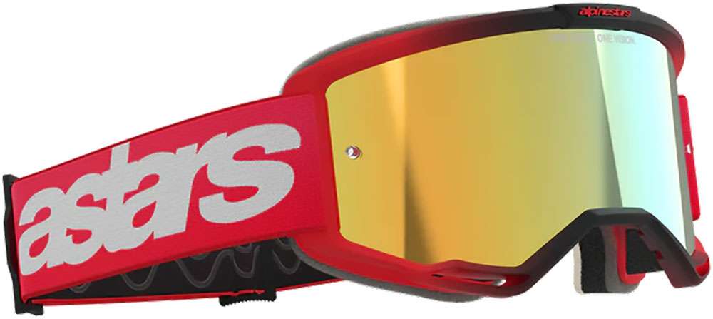 Alpinestars vision 5 blaze (mirror gold) - maschera da mtb