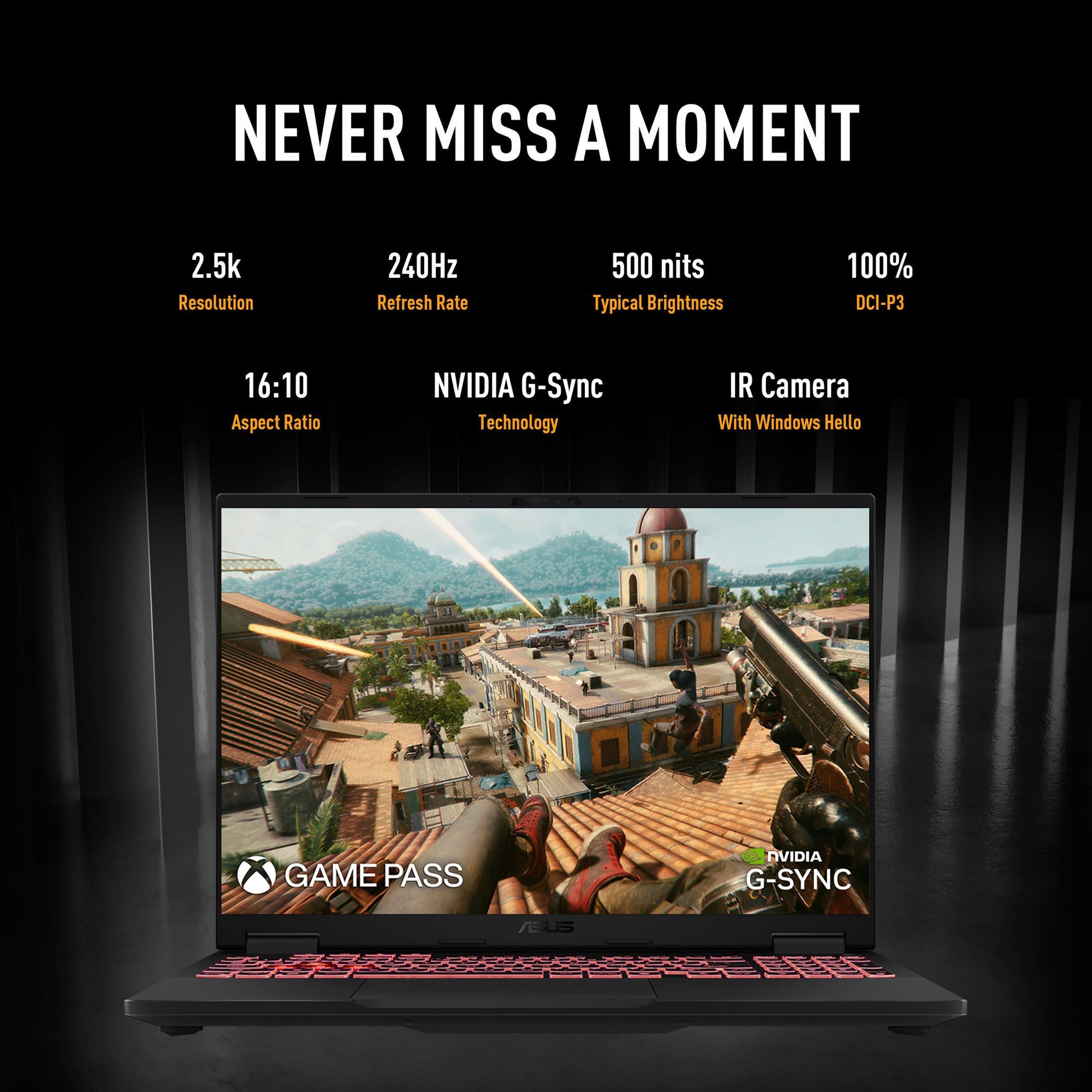 Asus tuf gaming a18 fa808um-s8112w 18 gaming laptop (zwart grijs | ryzen 7 260 | rtx 5060 | 16 gb | 1 tb ssd)