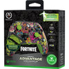 Powera advantage controller met kabel voor de xbox series x|s - fortnite: glow (neongroen, xbox series x|s, xbox one, pc)