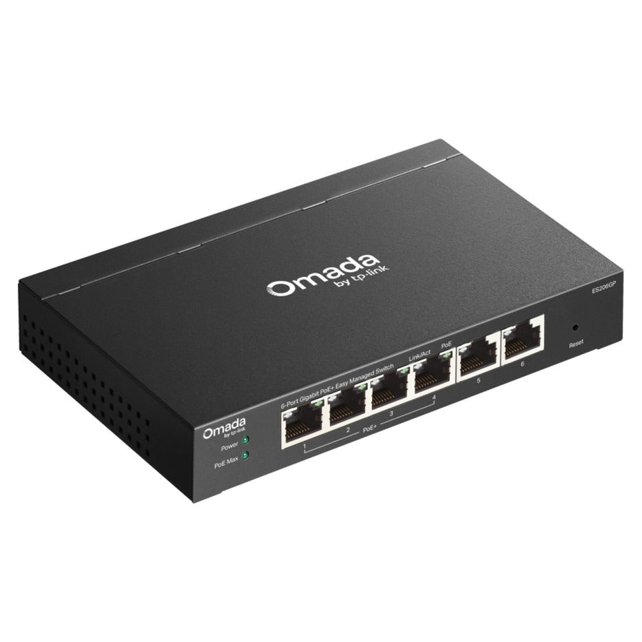 Switch Tp-link Omada es206gp (nero, 4x poe+)