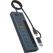 Icy box ib-hub1743-cpd Docking station hub 9 in 1 (blu) - afbeelding 1