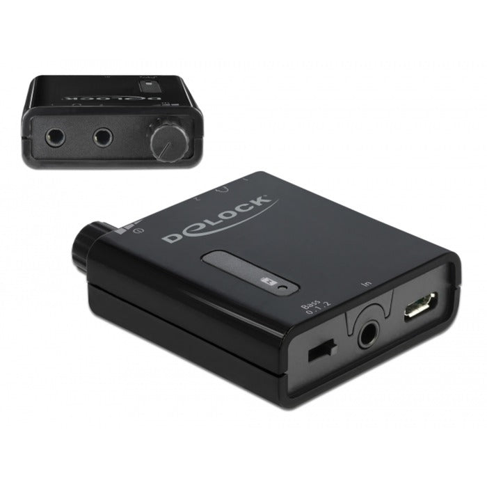 Amplificatore per cuffie stereo portatile delock