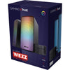 Trust gxt 611 wezz illuminated 2.0 rgb speaker set pc-luidspreker (zwart, rgb leds)