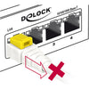 Cavo patch delock rj-45 al sicuro con gatto.6a