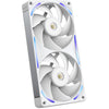 Ventole per case RGB Nzxt f240x (bianco, 2 pezzi, 240 x 120 x 30 mm, pwm)