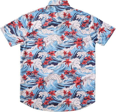 Loose riders party aloha waves - mtb shirt
