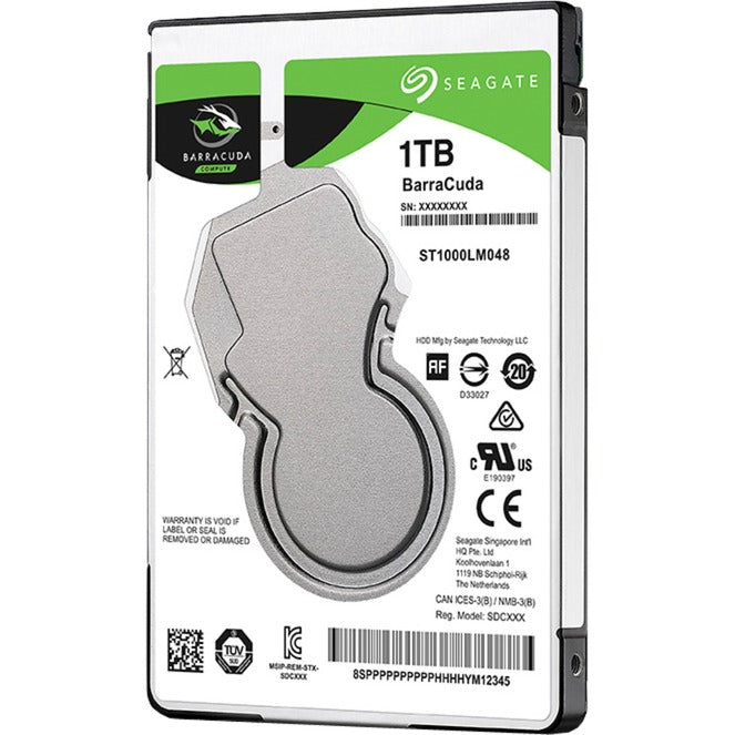 Disco rigido Seagate Barracuda da 1 TB (ST1000LM048, SATA 600)