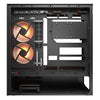 Custodia midi tower Cougar cfv235 (nero | 2x USB-A | 1x USB-C | RGB | vetro temperato)