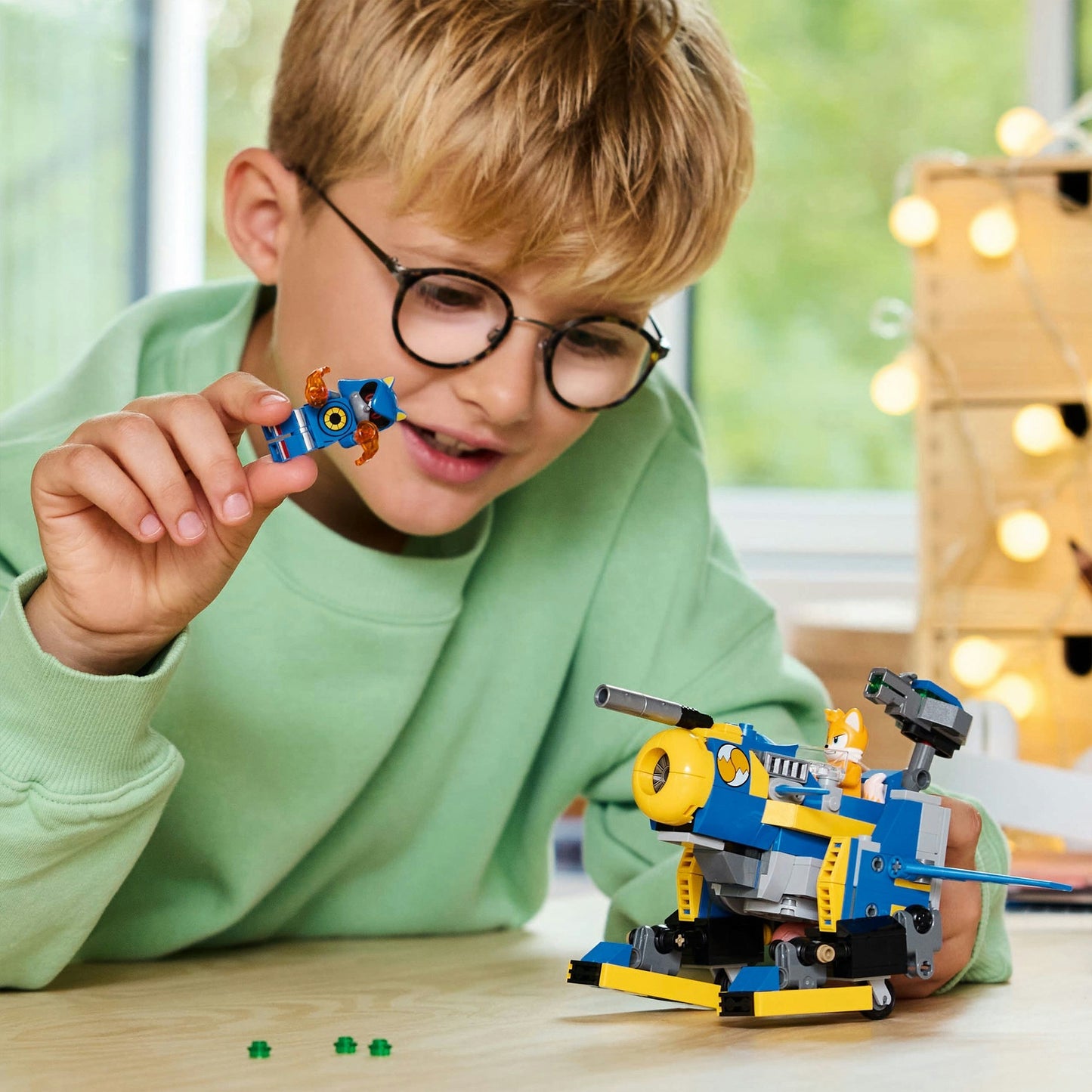 LEGO LEGO El Hedgehog 77002 Cyclone vs. Sónico de metal
