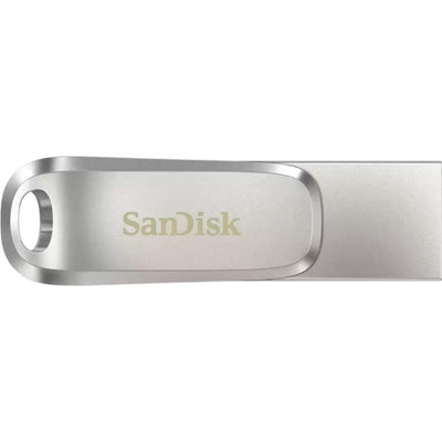 Sandisk ultra dual drive luxe 128 gb usb-stick (zilver, usb-a 3.2 gen 1, usb-c 3.2 gen 1)