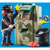 Playmobil city action - politiemotor: achtervolging van de geldrover constructiespeelgoed (70572)