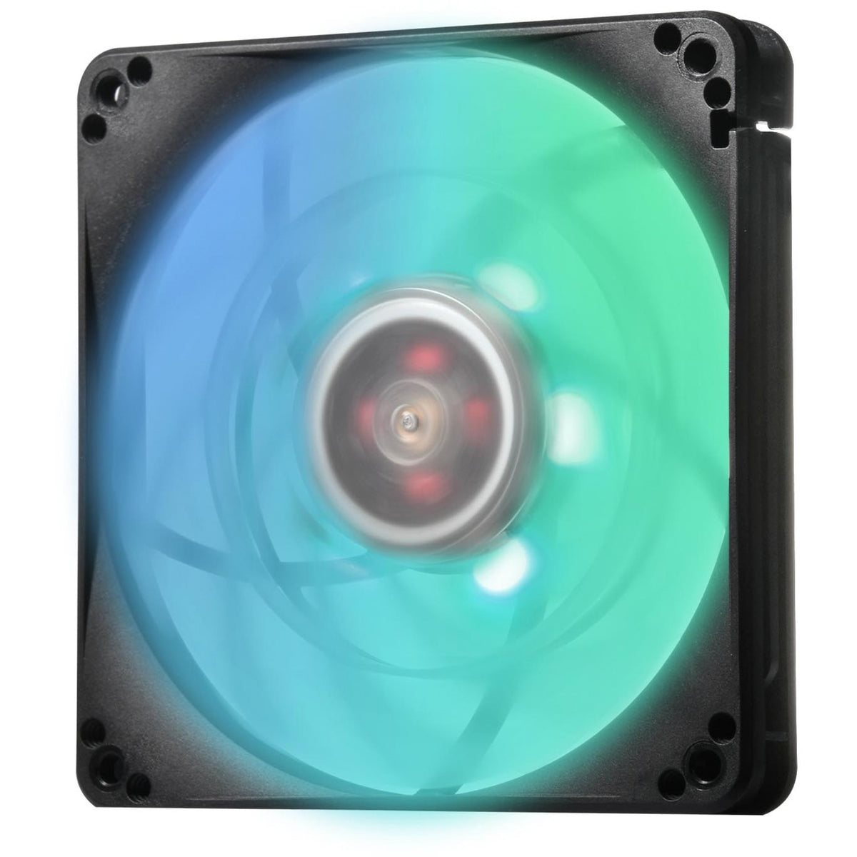 Silverstone sst-fw124-argb 120x120x15 case fan (zwart wit, 120 x 120 x 15 mm, pwm)