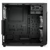Sharkoon vg6-w rgb midi tower behuizing (zwart | 4x usb-a | rgb | window)