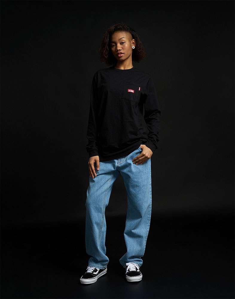 Loose riders pocket - tech long sleeve shirt