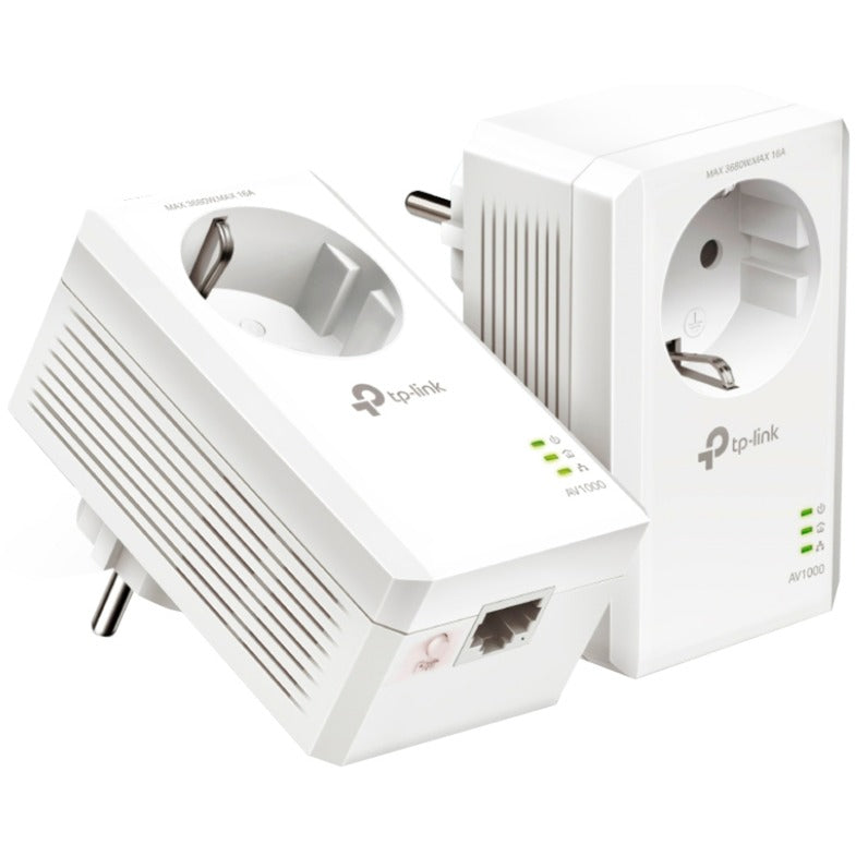 Tp-link tl-pa7017p kit av1000 gigabit powerline starterkit (wit)