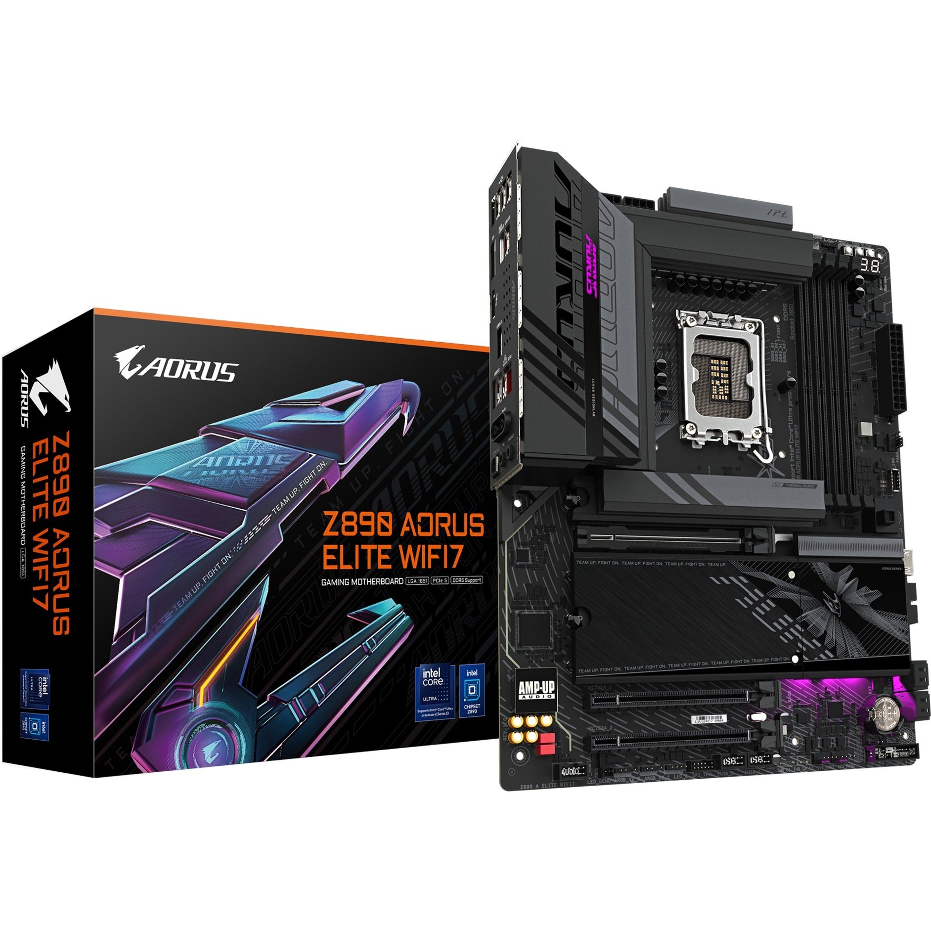 Gigabyte z890 aorus elite wifi7 socket 1851 moederbord (raid, 2.5gb-lan, wi-fi 7, bt, sound, atx)