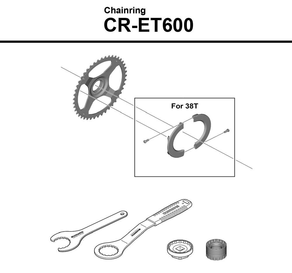 Plato Shimano pasos cr-et600