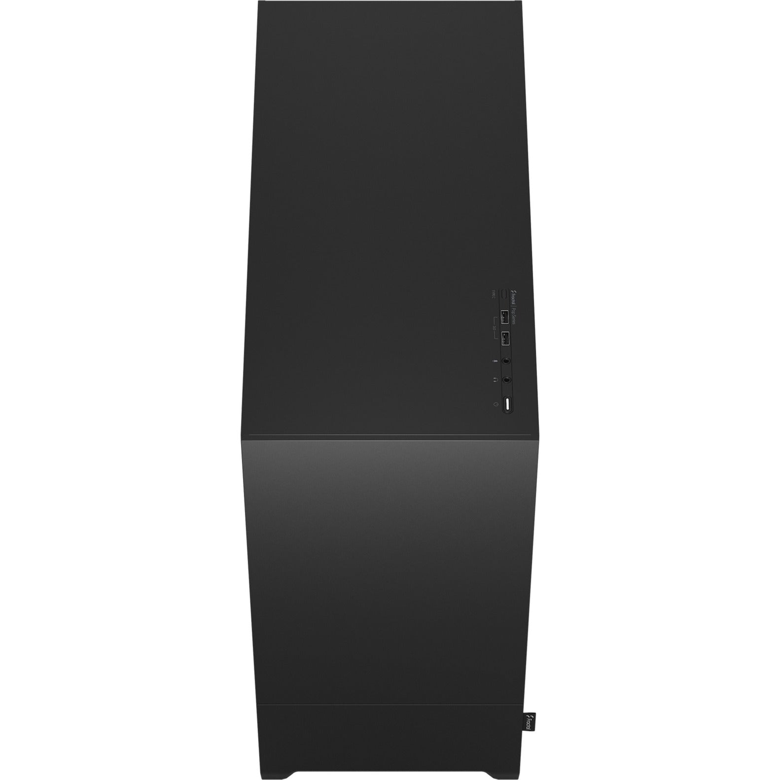 Design frattale pop silenzioso nero solido