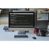 Tastiera compatta multidispositivo ricaricabile Kensington KB435 EQ (grigia, layout internazionale USA (QWERTY), interruttori a forbice, 80% (TKL), USB, 2,4 GHz, Bluetooth 5.4)