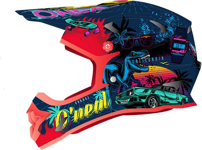 O'neal sonus young rex - casco integral para niños