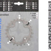 Shimano fc-t551 10-speed chainring