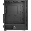 Montech x3 glass midi tower behuizing (zwart | 3x usb-a | rgb | tempered glass)