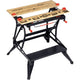 Banco de trabajo plegable black+decker wm825 workmate | h 620 800 mm, vert. abrazadera - wm825-xj