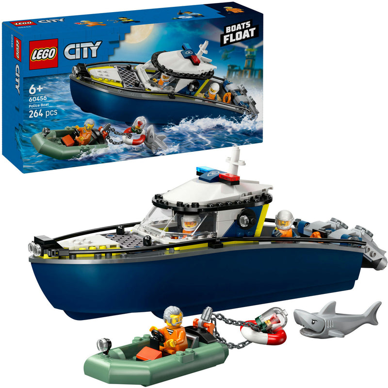 LEGO 60456 Inseguimento della polizia cittadina con la barca della polizia