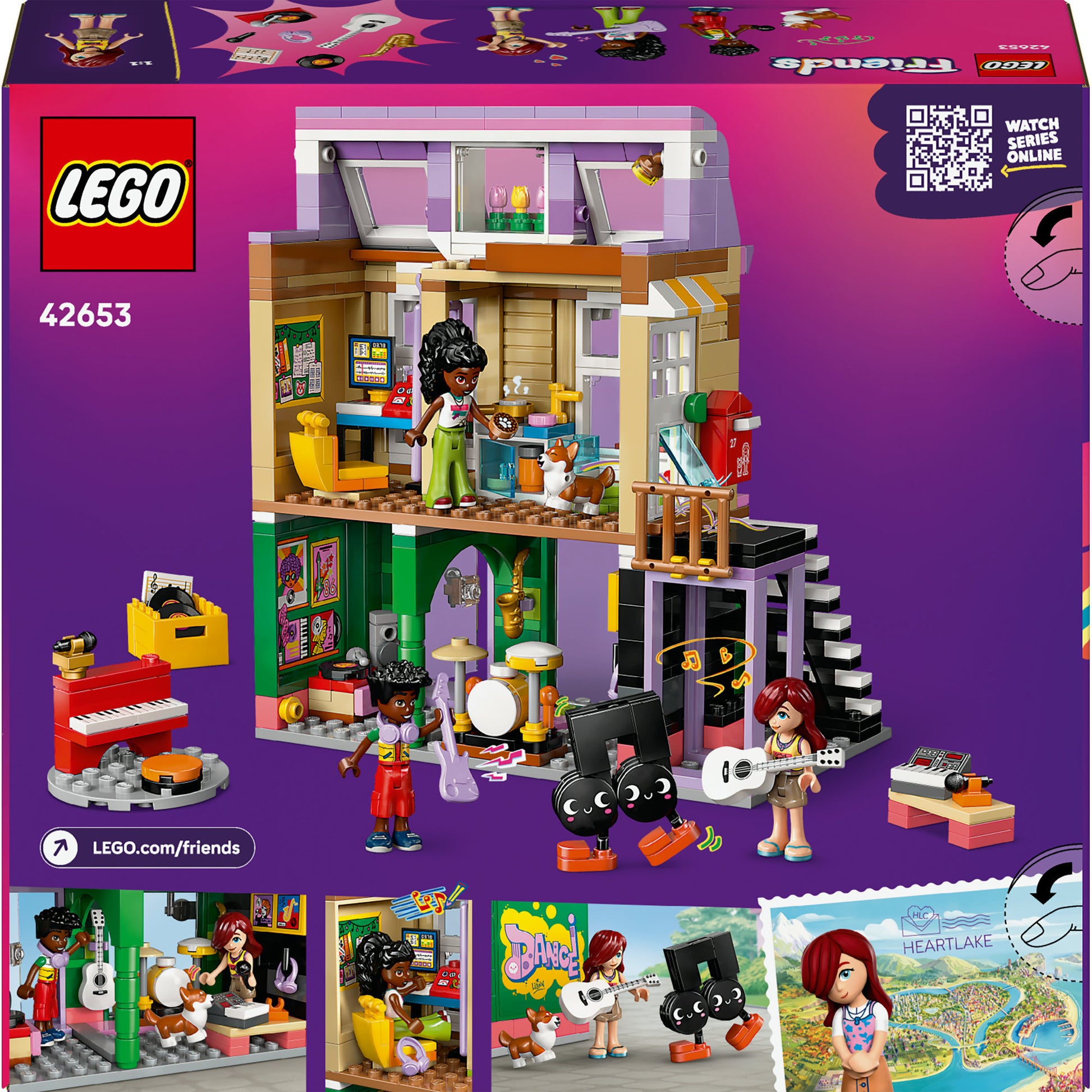LEGO 42653 Amigos de música y apartamento
