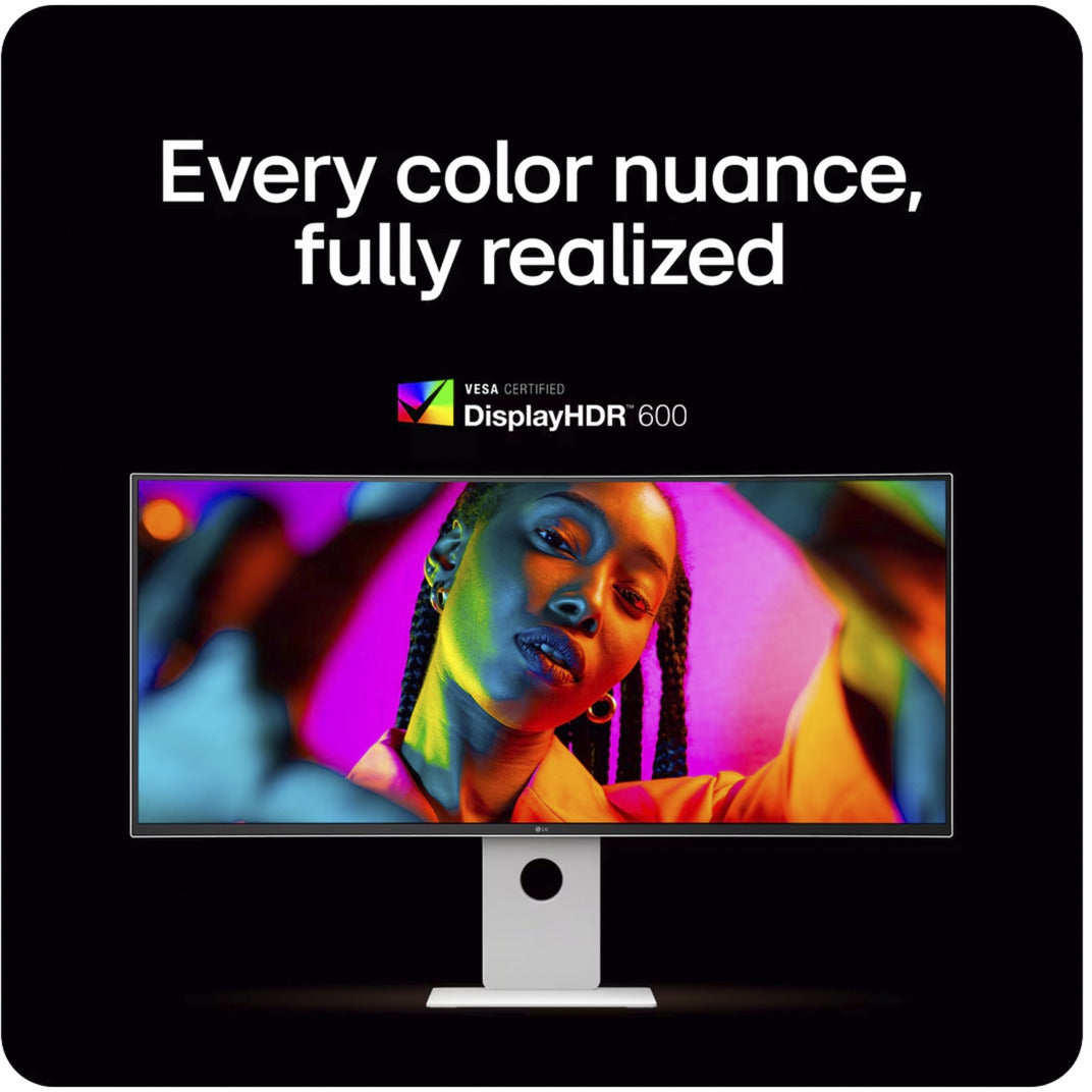 Monitor ultrawide curvo LG Ultrafine 40U990A-W 40 4K UHD (bianco nero, 2x HDMI, Display Port, 2x USB-A, 5x USB-C, 2x Thunderbolt)
