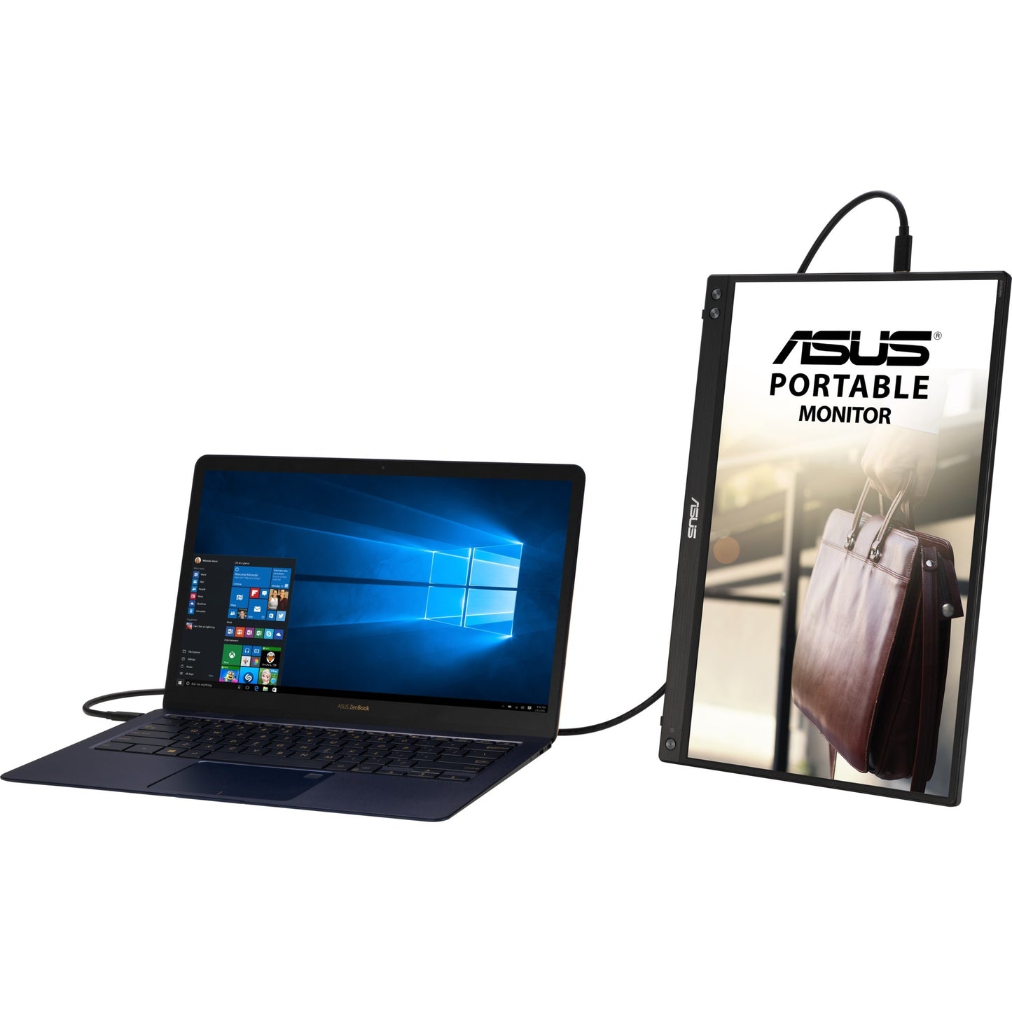 Monitor asus zenscreen mb16acv 16 (negro, usb-c)