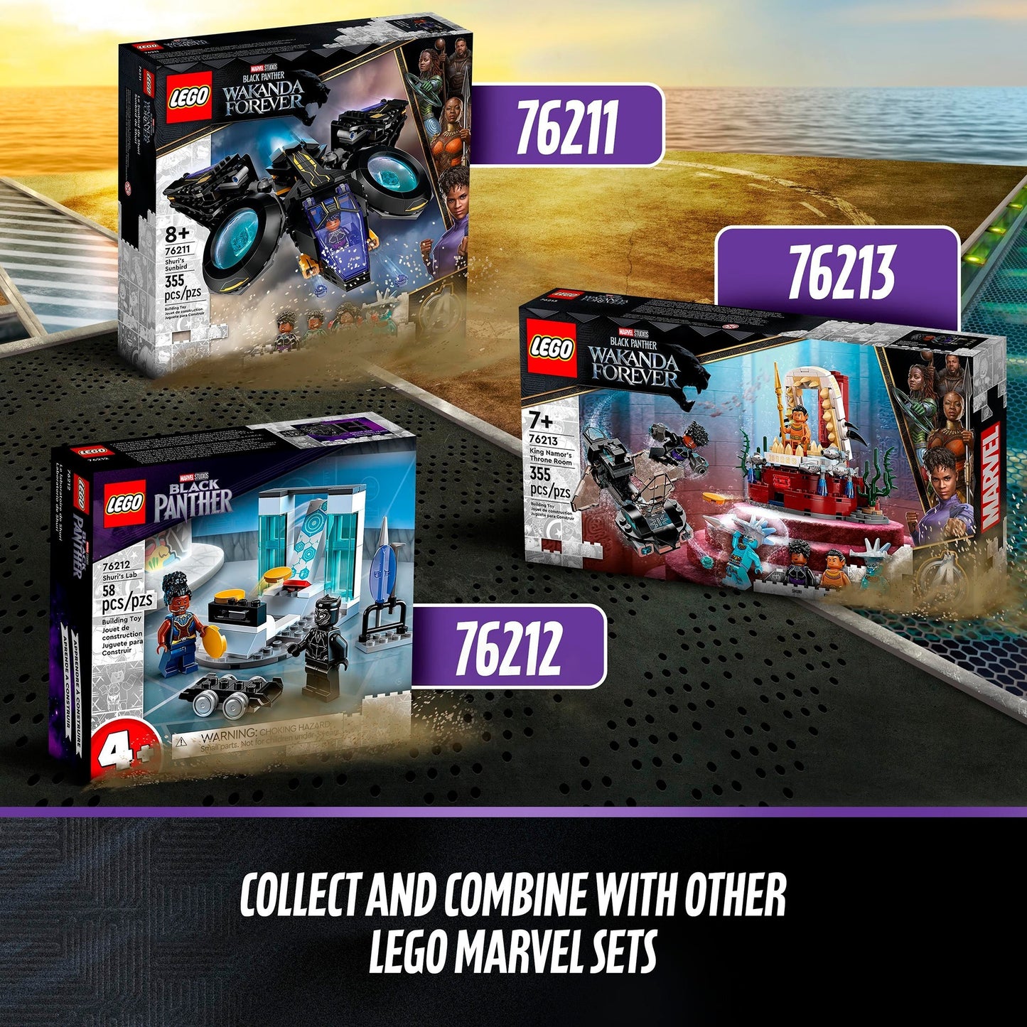 Lego Lego Super Heroes 76211 Shuri's Sunbird