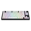 Hator skyfall inalámbrico, teclado para juegos (negro, diseño estadounidense, hator aurum limón, 80% (tkl), rgb, abs de doble disparo, intercambio en caliente, bluetooth usb-c de 2,4 ghz)