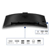 Monitor ultrawide curvo Philips 34b2u3600ch 34 (nero, 2x HDMI, porta display, 3x USB-A, USB-B, USB-C, RJ-45)
