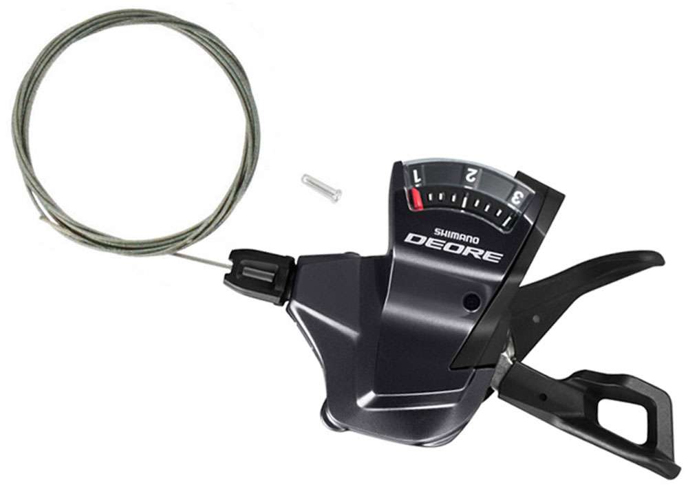 Versteller de Shimano (izquierda) 2 3 velocidades Deore Trekking SL-T6000