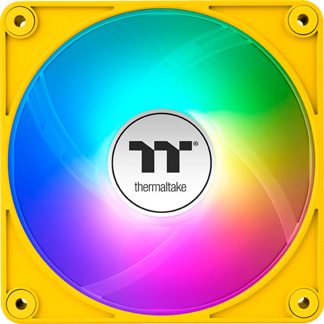 Thermaltake ct120 ex argb sync ventola di raffreddamento per PC bumblebee (pacchetto da 3 ventole) ventole per case (geel, 3 pezzi, 120 x 120 x 25 mm, pwm)