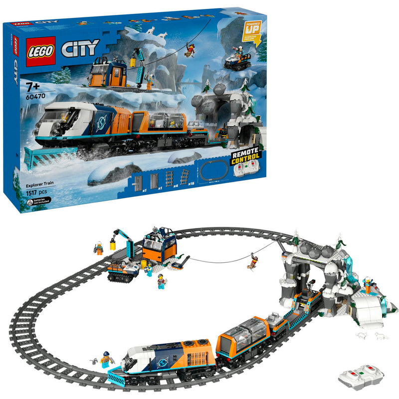 LEGO 60470 City Trains Research Train en el Polo Norte