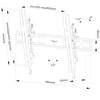 Neomounts por NewStar Select WL35S-850BL16 TV Wall STONT