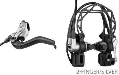 Magura Remsetet HS33 Silver 2 Finger para freno trasero