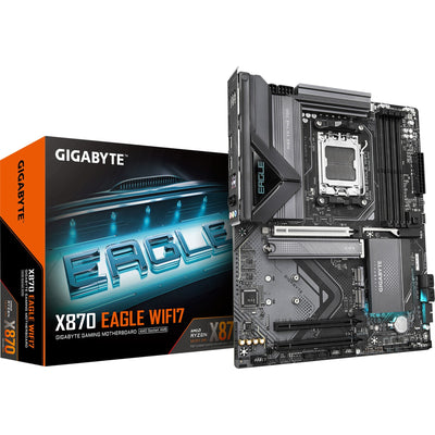 Gigabyte x870 Eagle WiFi7, ATX, AMD AM5, 4x Dimm DDR5, Dual USB4 Type-C, 2,5 GBE, Wi-Fi7
