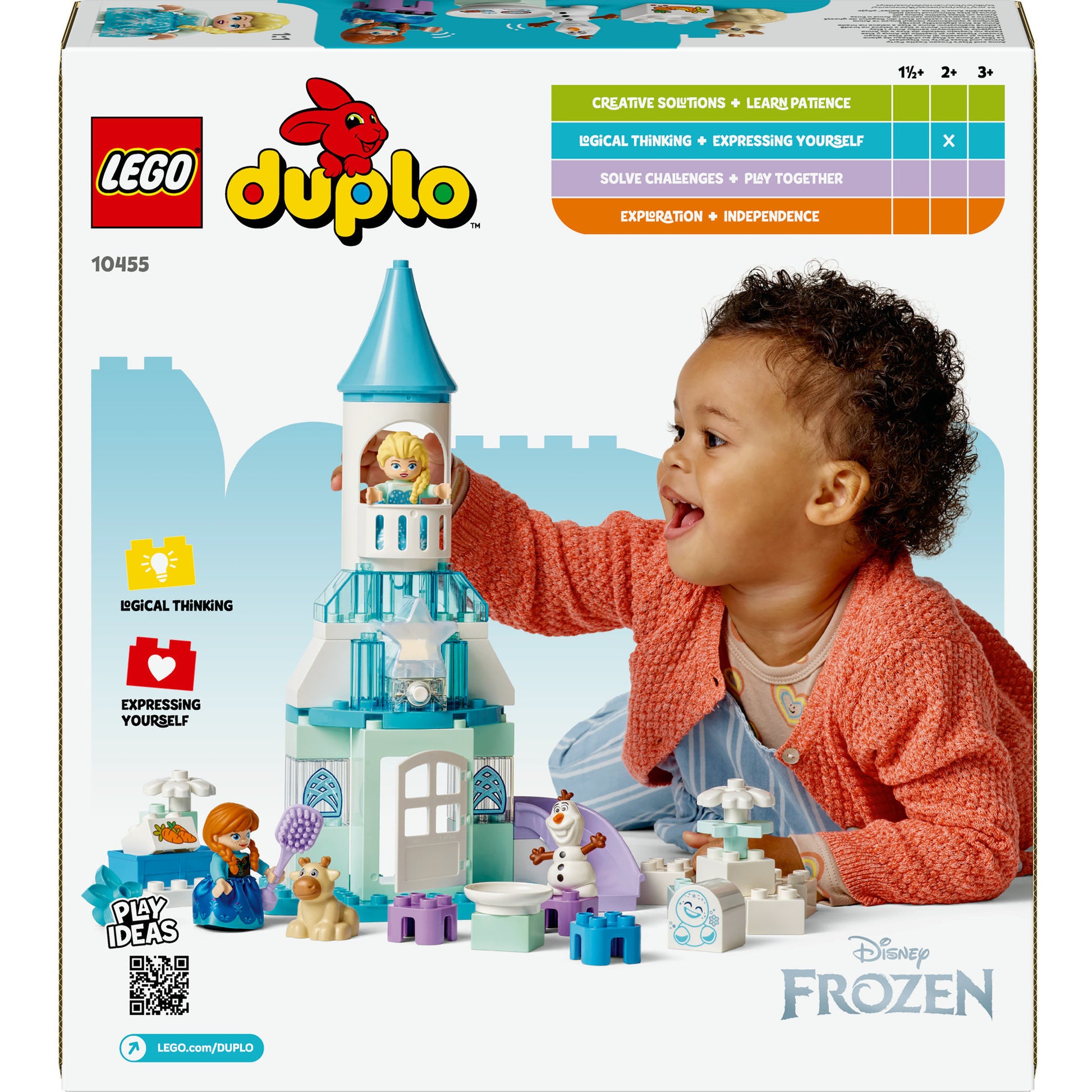 Disney LEGO 10455 Duplo Anna e Frozen Castle Festival di Elsa