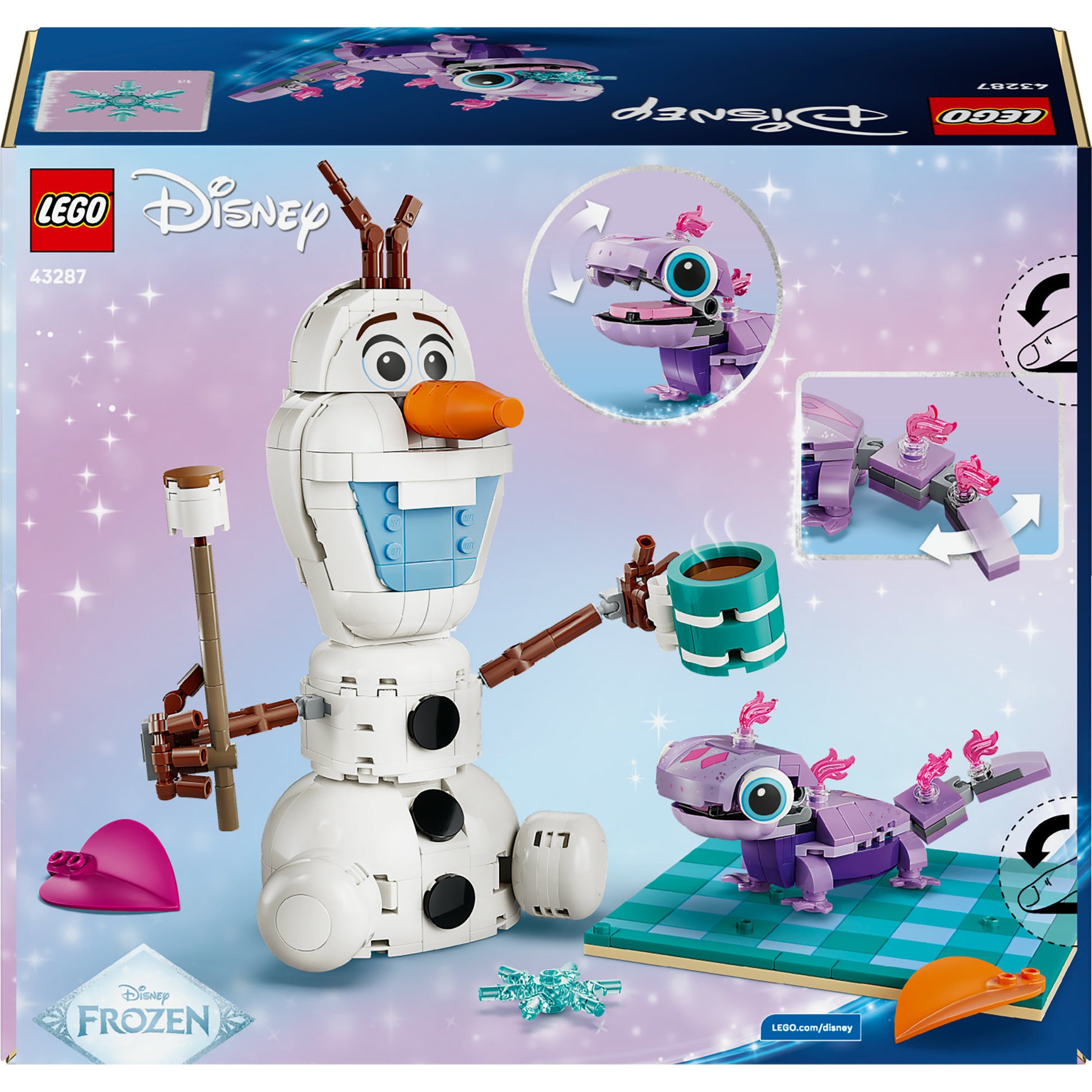 Lego disney princess 43287 olaf y el divertido picnic de bruni
