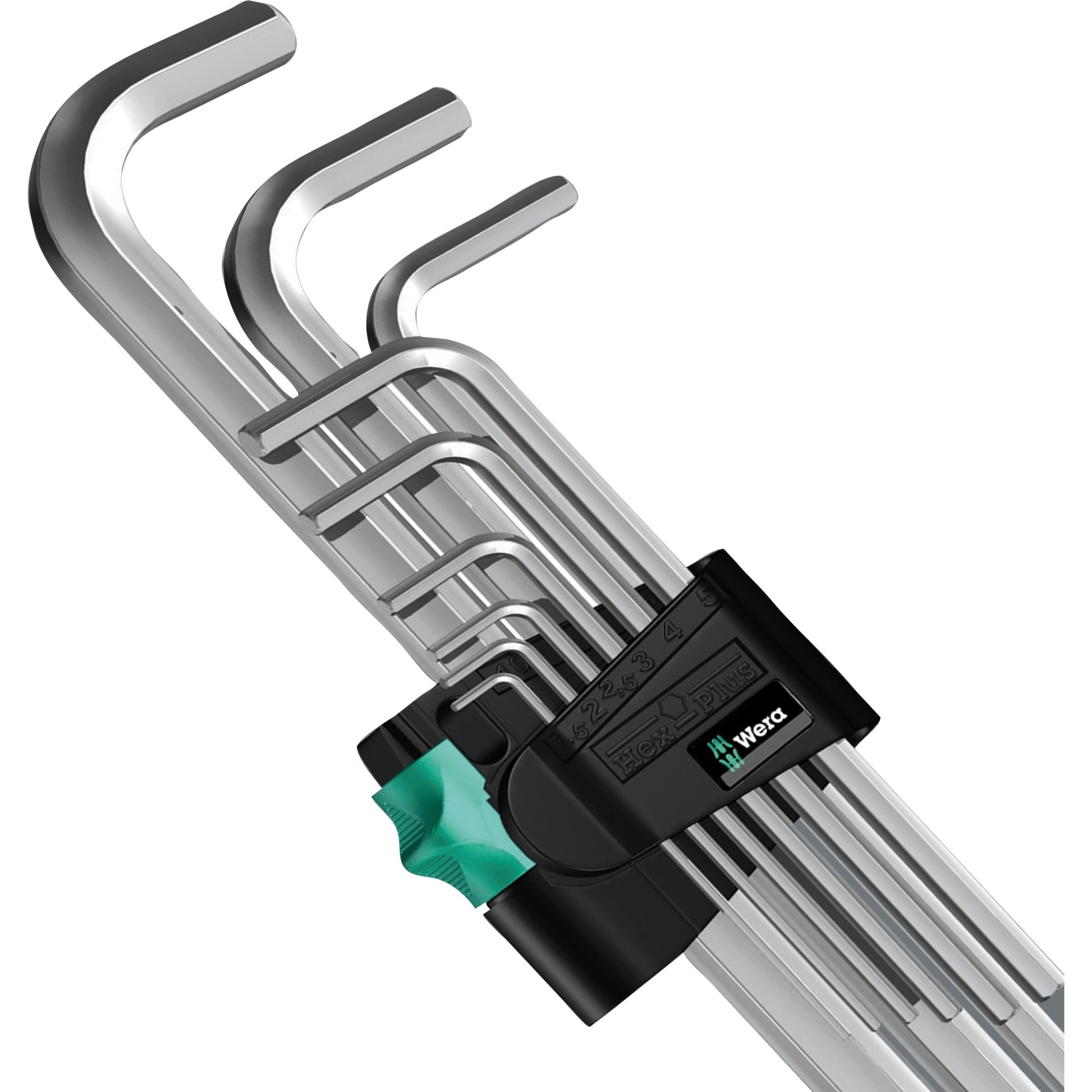 Wera ZUSS keys set 950 9 HEX-PLUS 4